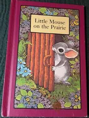 Little Mouse On the Prairie Vintage Children's Book Decor Nursery 1970s